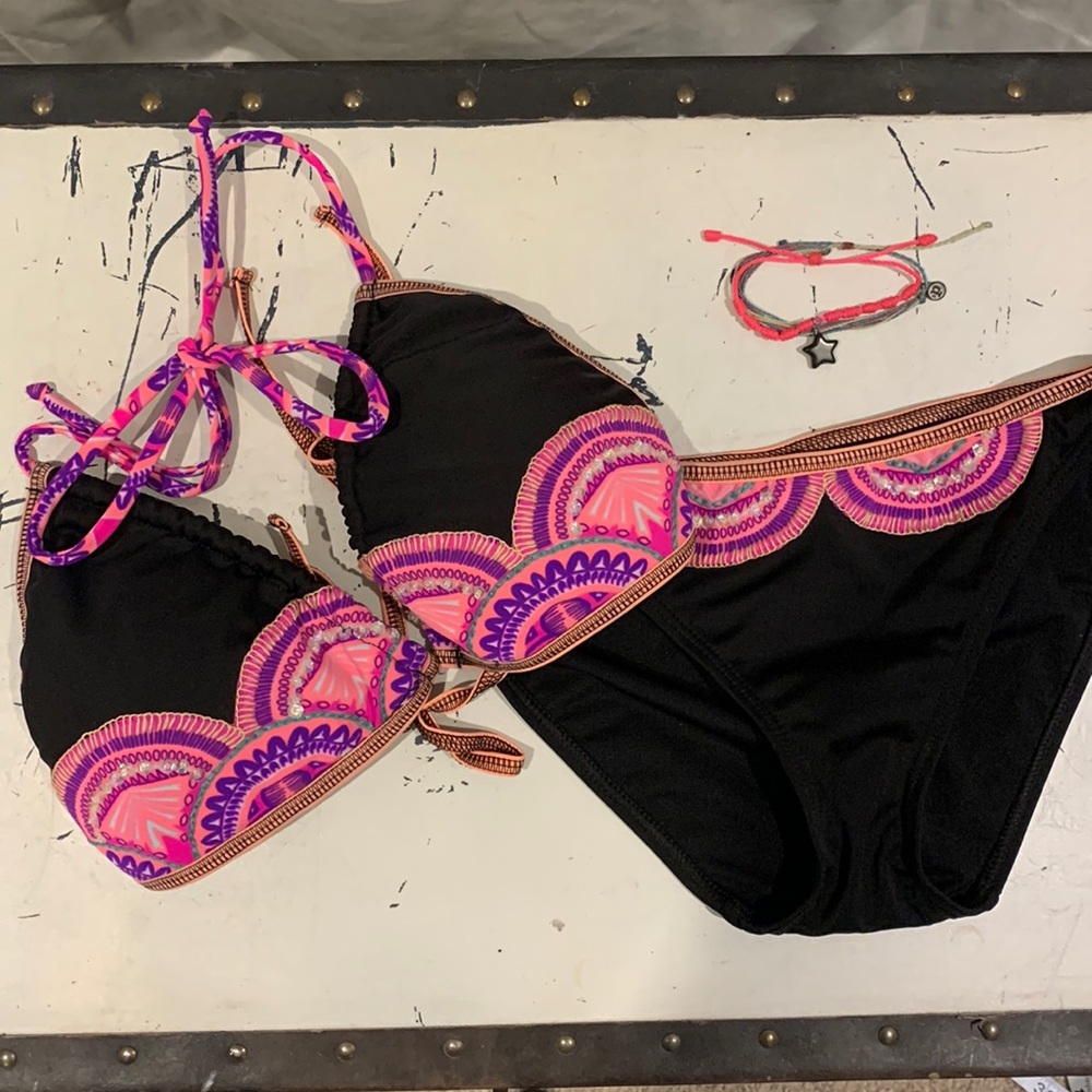 - Aguamiel Mega Push-Up Full Coverage String Biki… - image 2